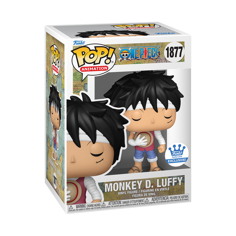 Pop! Monkey D. Luffy (Marineford Memorial) with Pop! Protector, , hi-res view 3