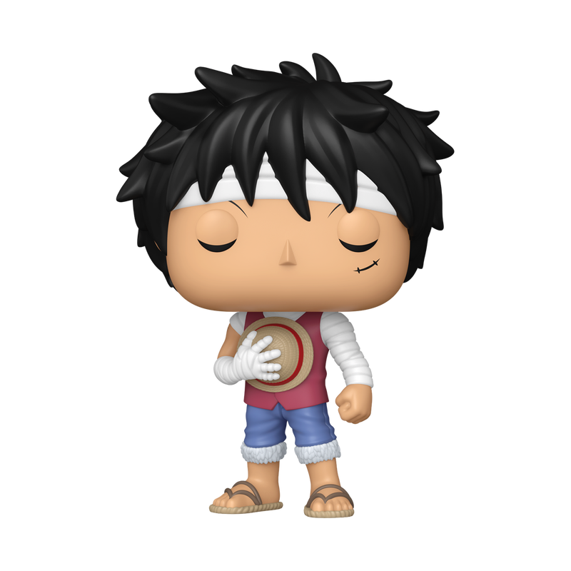 Pop! Monkey D. Luffy (Marineford Memorial) with Pop! Protector, , hi-res view 1