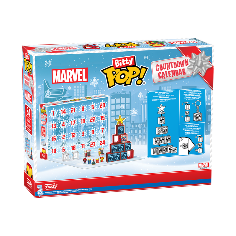 Bitty Pop! Marvel Holiday Advent Calendar, , hi-res view 3
