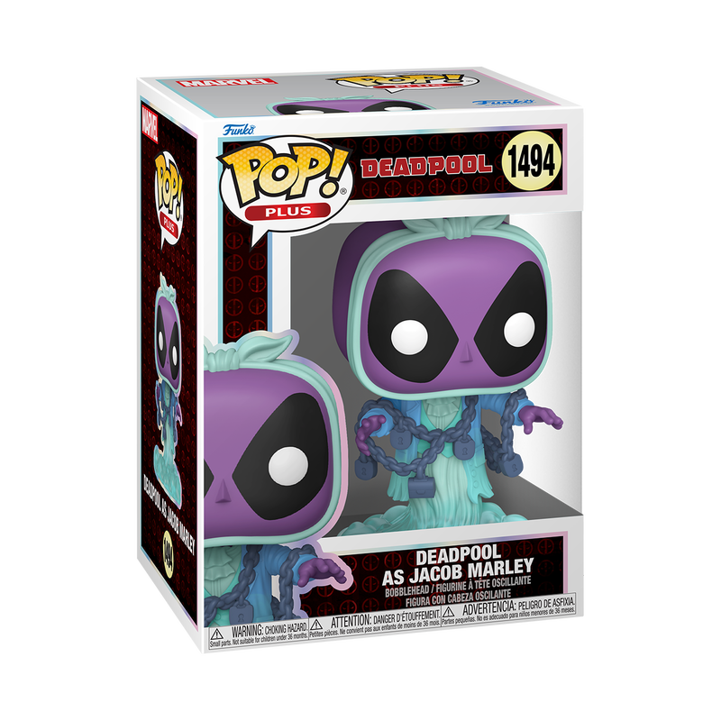 Pop! Plus Deadpool as Jacob Marley, , hi-res view 2