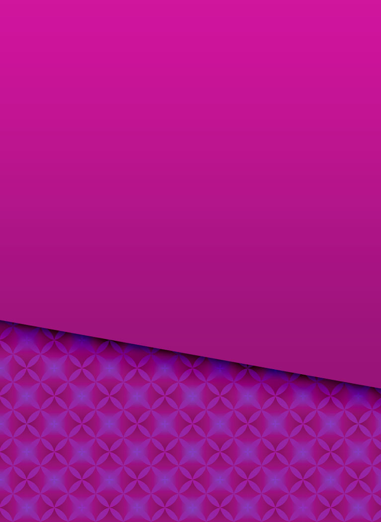 Purple solid colored background floating over Purple "X" flower pattern background