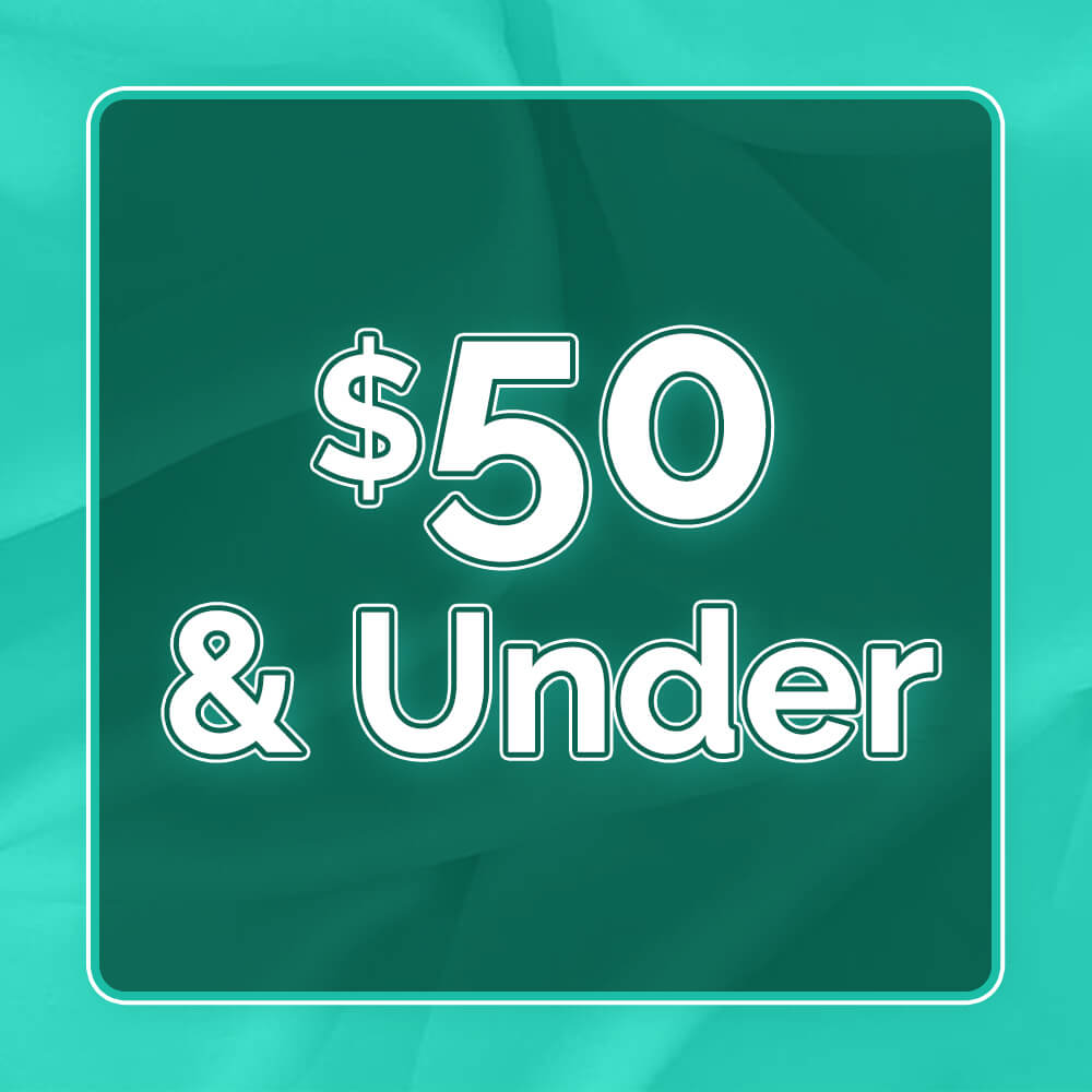 Teal drape background with Loungefly gifts under $50