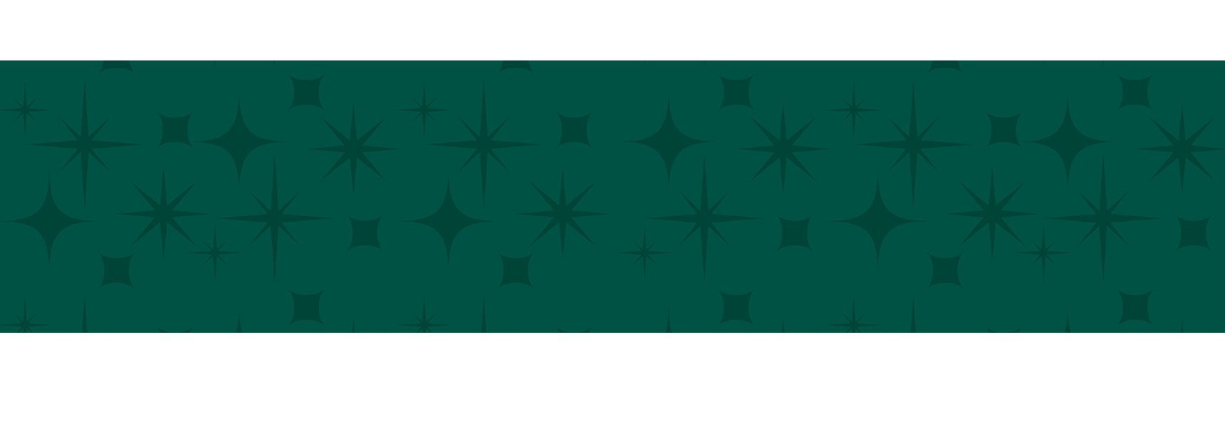 Dark Green background with multi-shaped stars seamless pattern